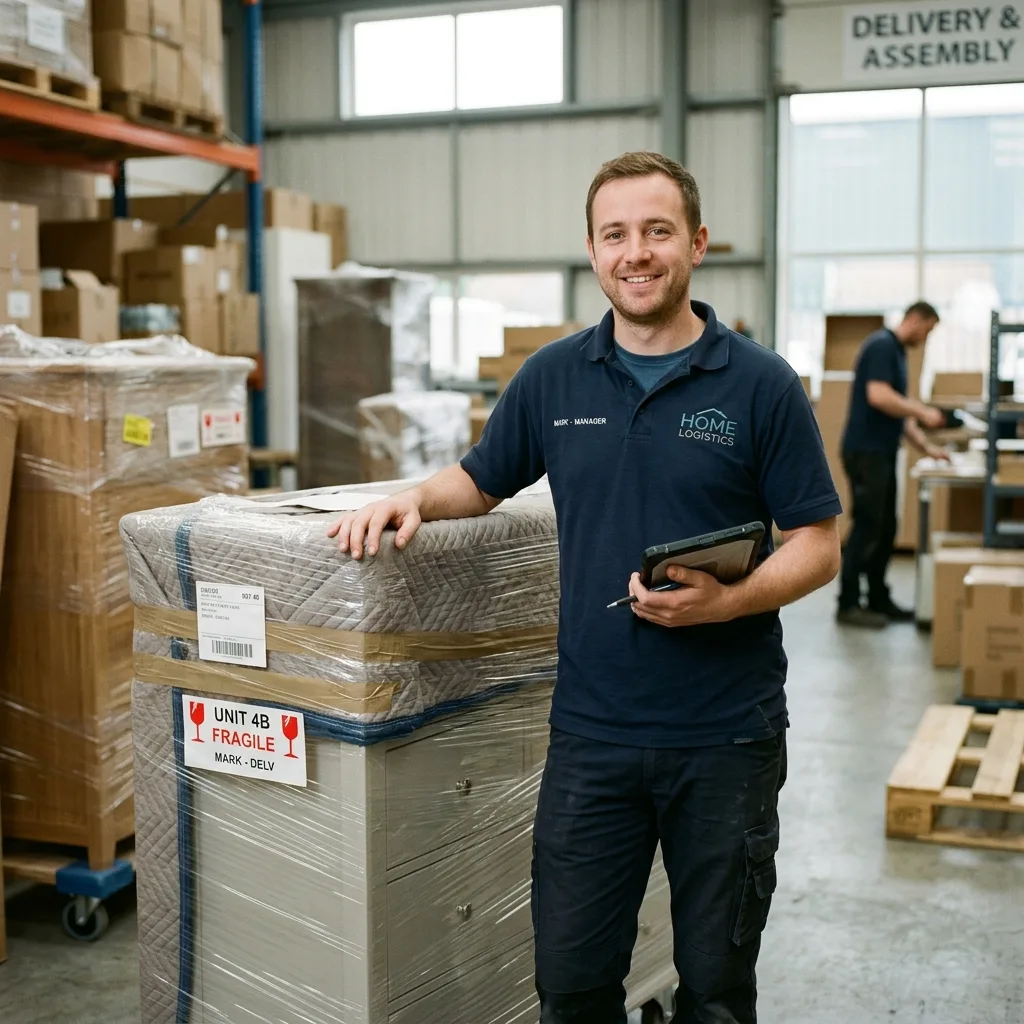 Marat Ibrayev, delivery and assembly manager